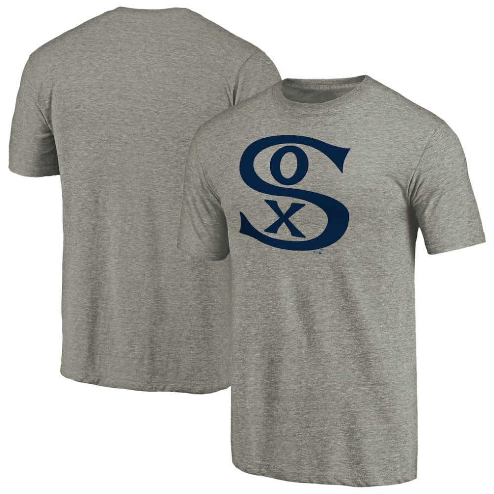 Ash Chicago White Sox Cooperstown Collection Forbes Tri-Blend T-Shirt