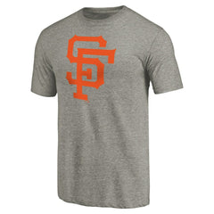Ash San Francisco Giants Cooperstown Collection Forbes Tri-Blend T-Shirt