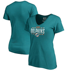 Women's Arriba V-Neck T-Shirt - Miami Dolphins T-shirts