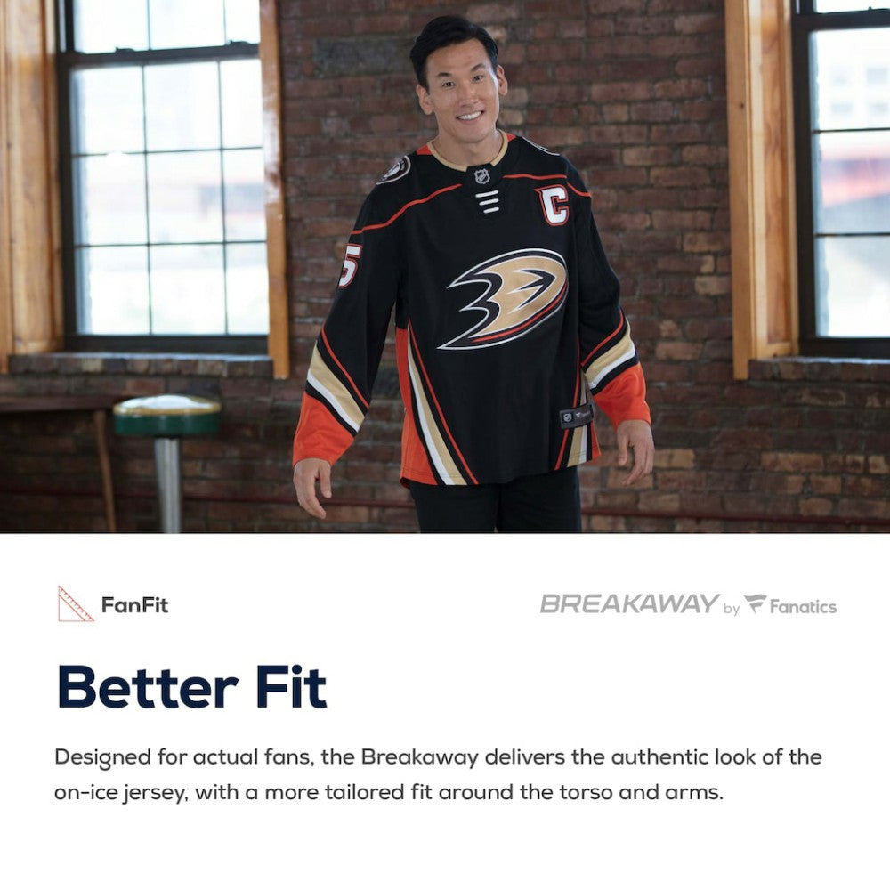NHL Anaheim Ducks Fanatics Breakaway Away Jersey