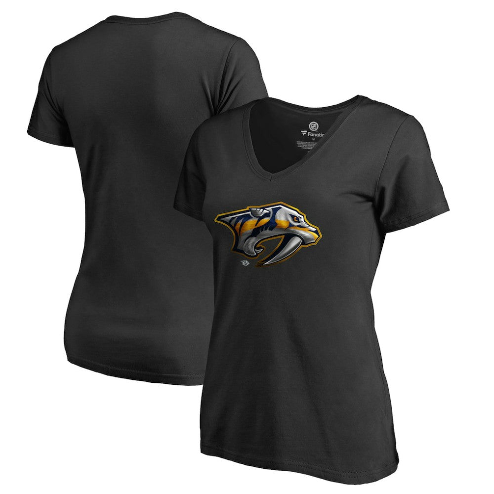 NHL Nashville Predators Women's Midnight Mascot V-Neck T-Shirt