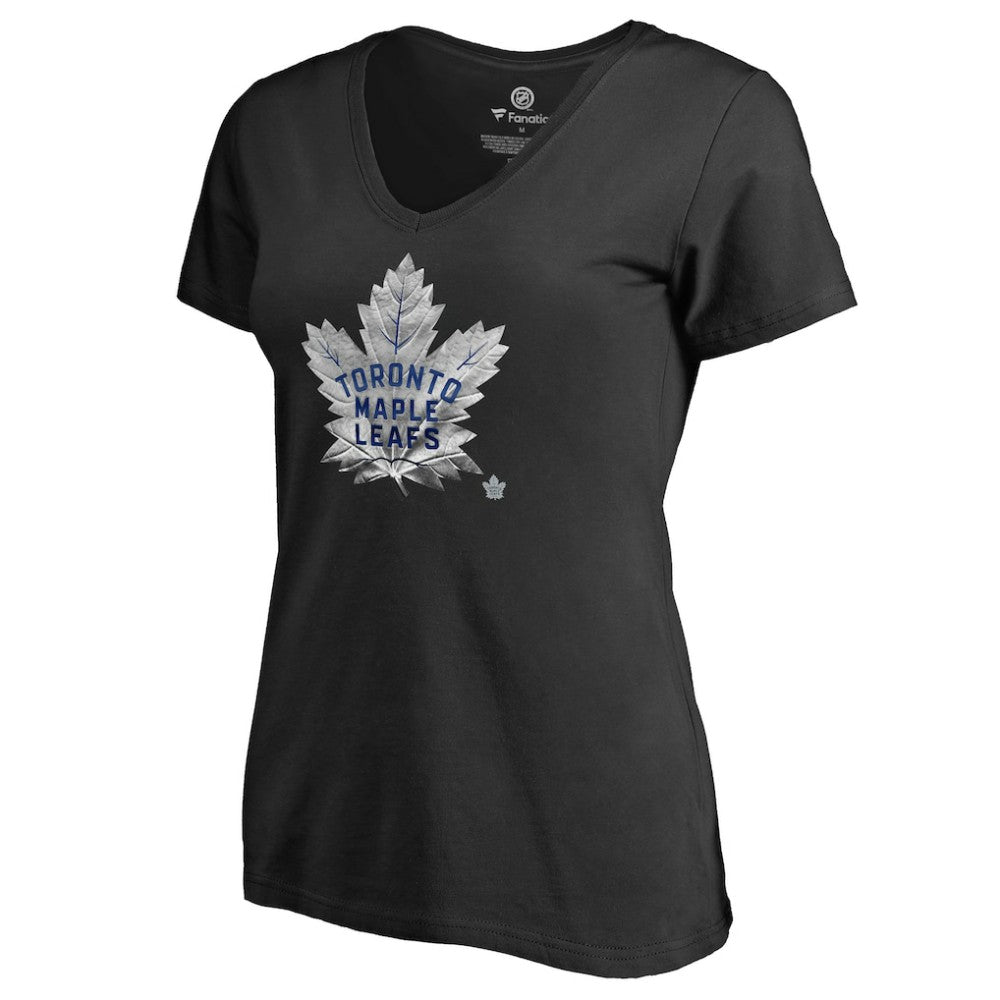 NHL Toronto Maple Leafs Women's Midnight Mascot V-Neck T-Shirt