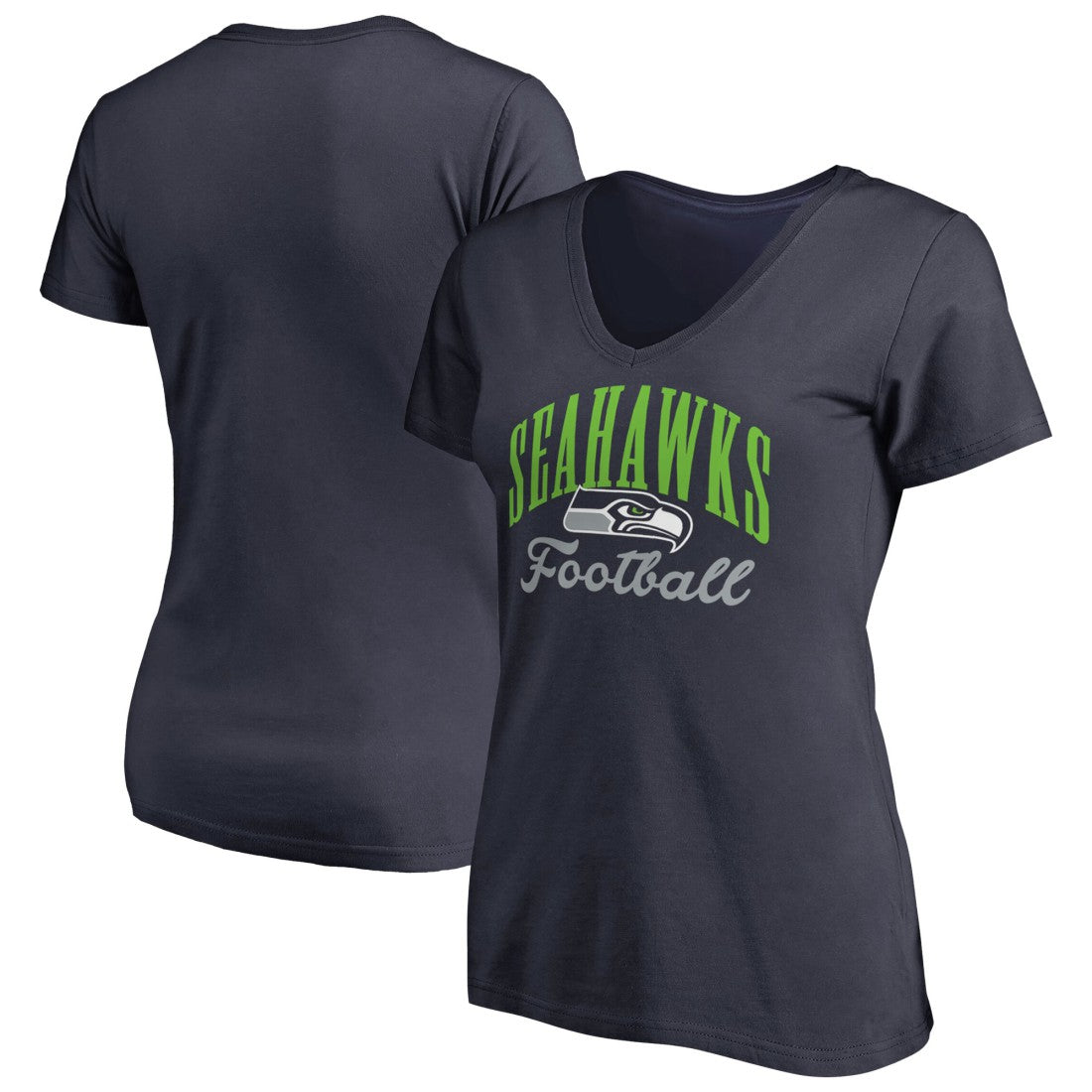 Women's Victory Script V-Neck T-Shirt - Seattle Seahawks T-shirts