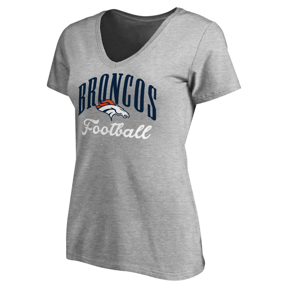 Women's Victory Script V-Neck T-Shirt - Denver Broncos T-shirts