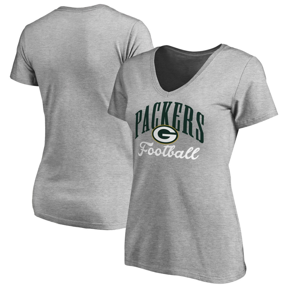 Women's Victory Script V-Neck T-Shirt - Green Bay Packers T-shirts