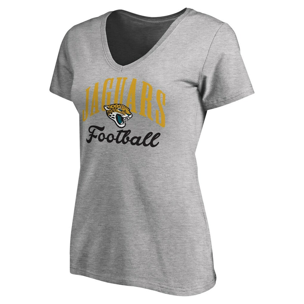 Women's Victory Script V-Neck T-Shirt - Jacksonville Jaguars T-shirts