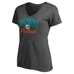 Women's Victory Script V-Neck T-Shirt - Miami Dolphins T-shirts