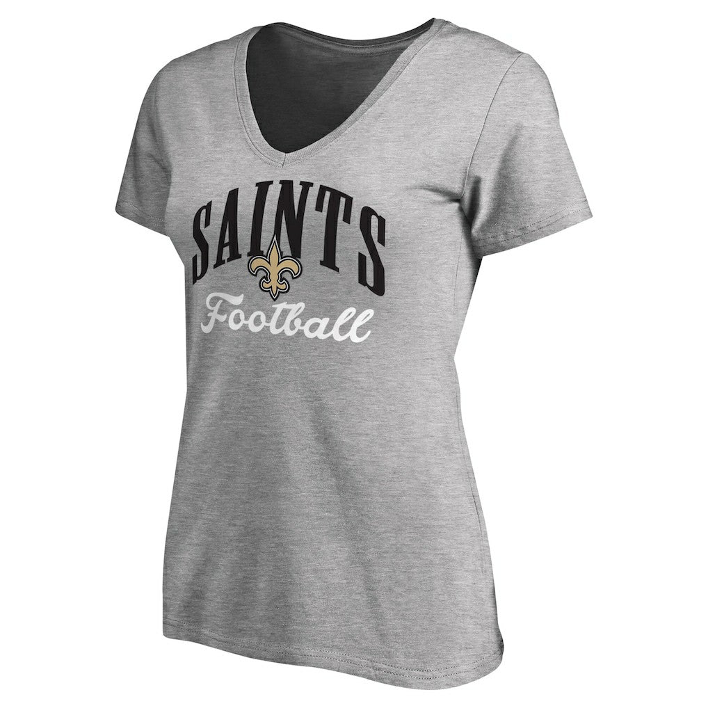 Women's Victory Script V-Neck T-Shirt - New Orleans Saints T-shirts