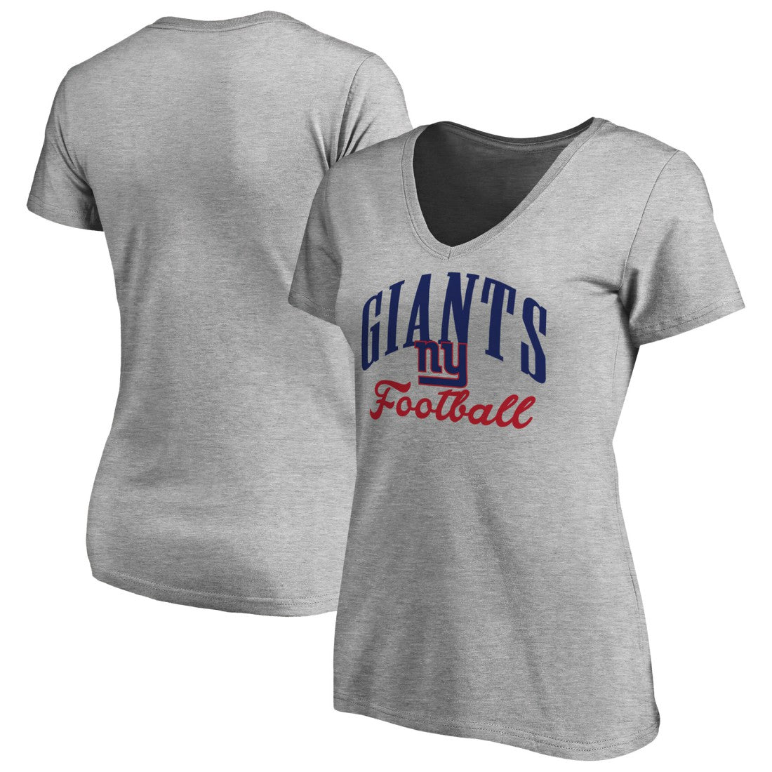 Women's Victory Script V-Neck T-Shirt - New York Giants T-shirts