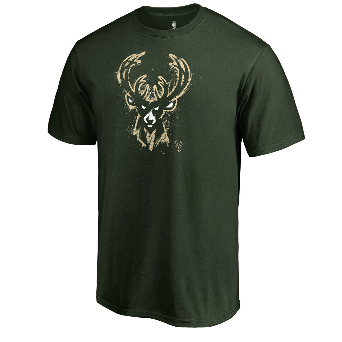 Milwaukee Bucks Splatter Logo T-Shirt
