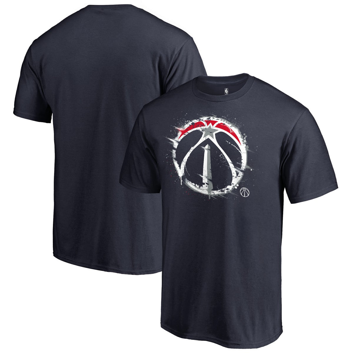 Washington Wizards Splatter Logo T-Shirt