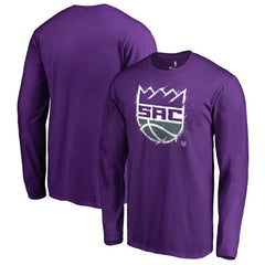 Sacramento Kings Splatter Logo Long Sleeve T-Shirt