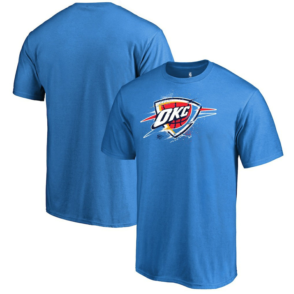 Oklahoma City Thunder Splatter Logo T-Shirt