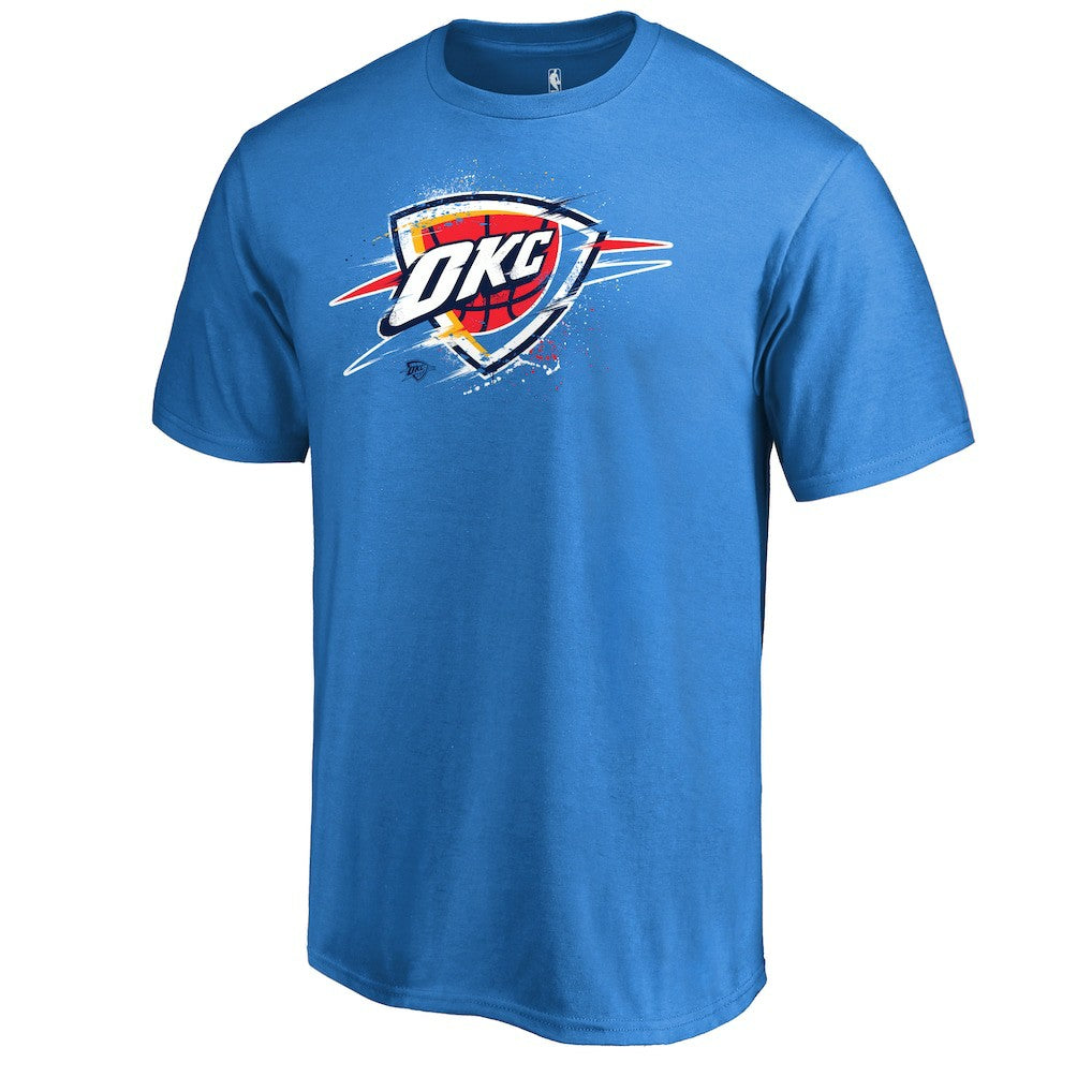 Oklahoma City Thunder Splatter Logo T-Shirt