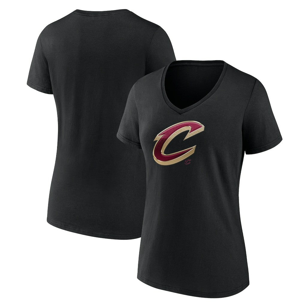 Cleveland Cavaliers Women's Midnight Mascot V-Neck T-Shirt sale