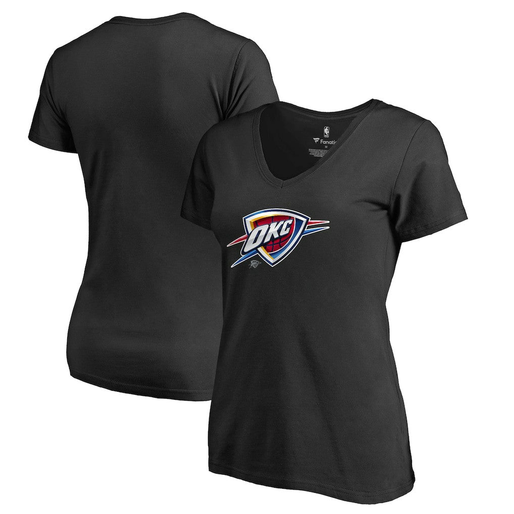 Oklahoma City Thunder Women's Midnight Mascot V-Neck T-Shirt