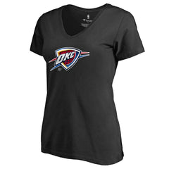 Oklahoma City Thunder Women's Midnight Mascot V-Neck T-Shirt