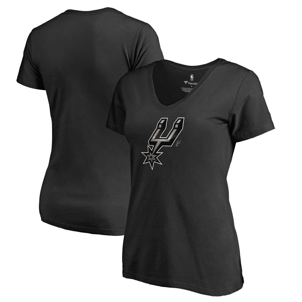 San Antonio Spurs Women's Midnight Mascot V-Neck T-Shirt