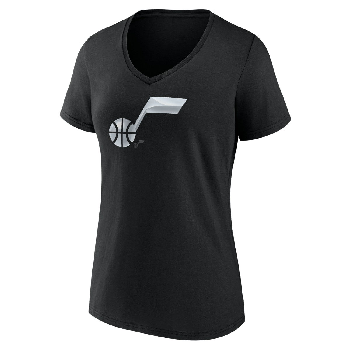 Utah Jazz Women's Midnight Mascot V-Neck T-Shirt