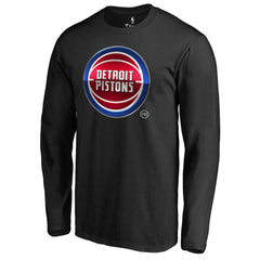 Detroit Pistons Midnight Mascot Long Sleeve T-Shirt sale