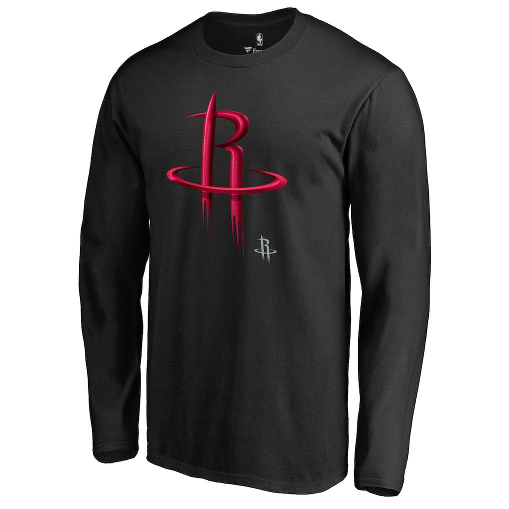 Houston Rockets Midnight Mascot Long Sleeve T-Shirt