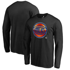 New York Knicks Midnight Mascot Long Sleeve T-Shirt