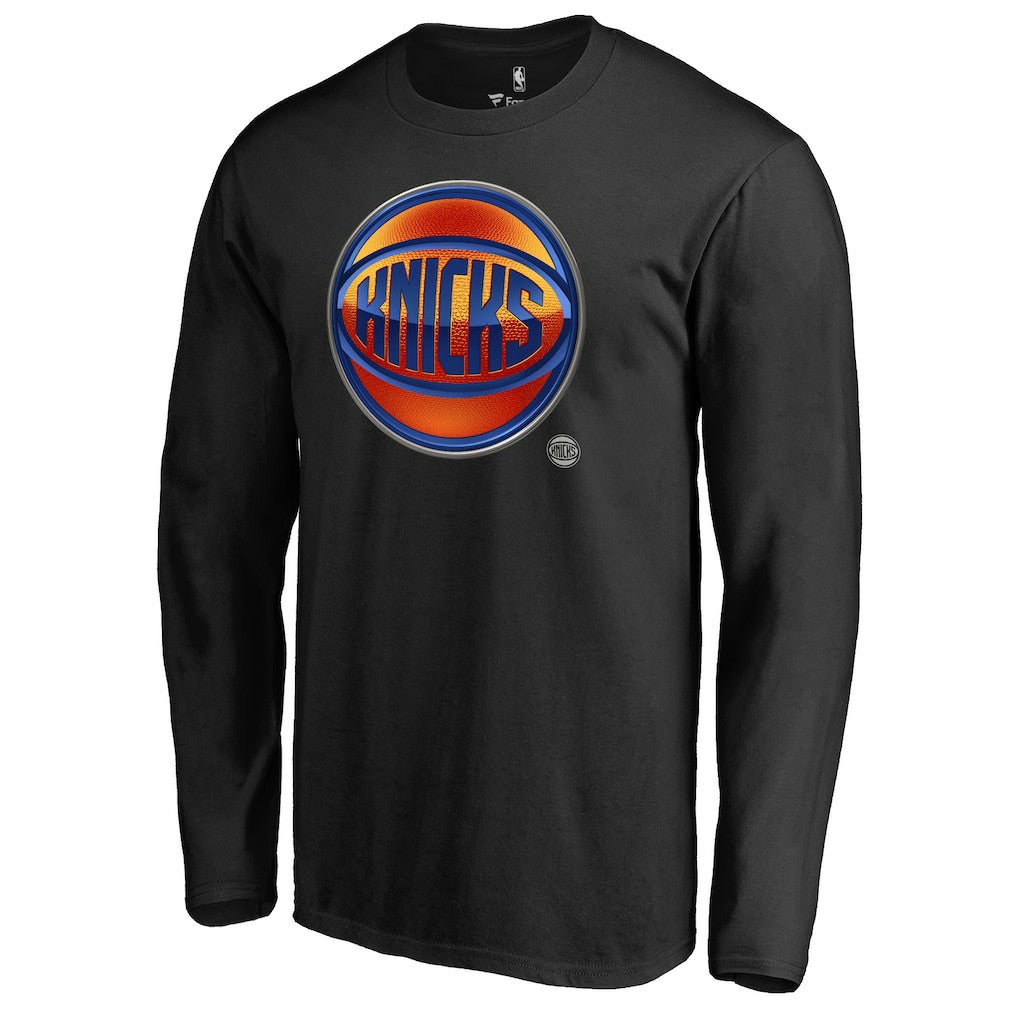 New York Knicks Midnight Mascot Long Sleeve T-Shirt