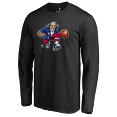 Philadelphia 76ers Midnight Mascot Long Sleeve T-Shirt