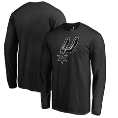 San Antonio Spurs Midnight Mascot Long Sleeve T-Shirt