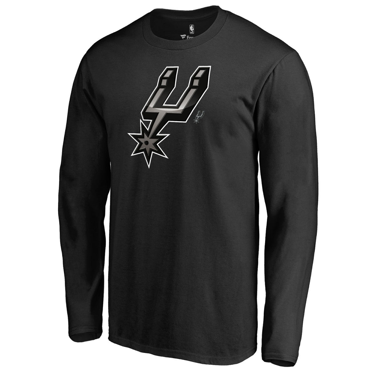 San Antonio Spurs Midnight Mascot Long Sleeve T-Shirt