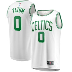 Fanatics Jayson Tatum Boston Celtics Fast Break Replica Away Jersey White