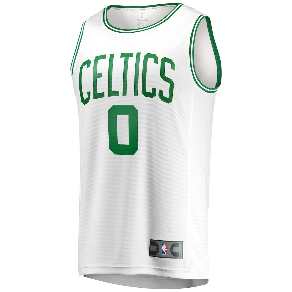 Fanatics Jayson Tatum Boston Celtics Fast Break Replica Away Jersey White