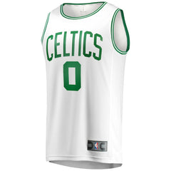 Fanatics Jayson Tatum Boston Celtics Fast Break Replica Away Jersey White