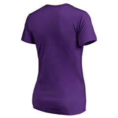 Charlotte Hornets Women's Static Logo V-Neck T-Shirt