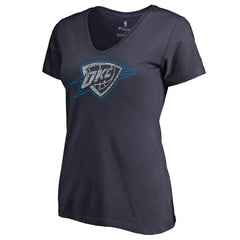 Oklahoma City Thunder Women's Static Logo V-Neck T-Shirt