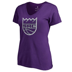 Sacramento Kings Women's Static Logo V-Neck T-Shirt