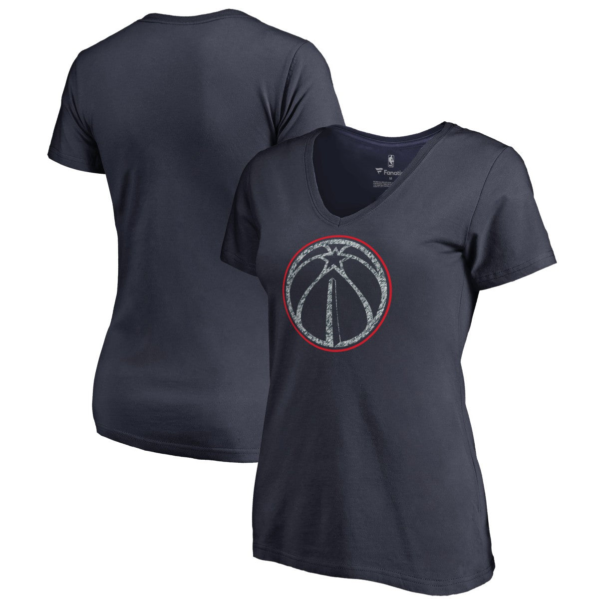 Washington Wizards Women's Static Logo V-Neck T-Shirt