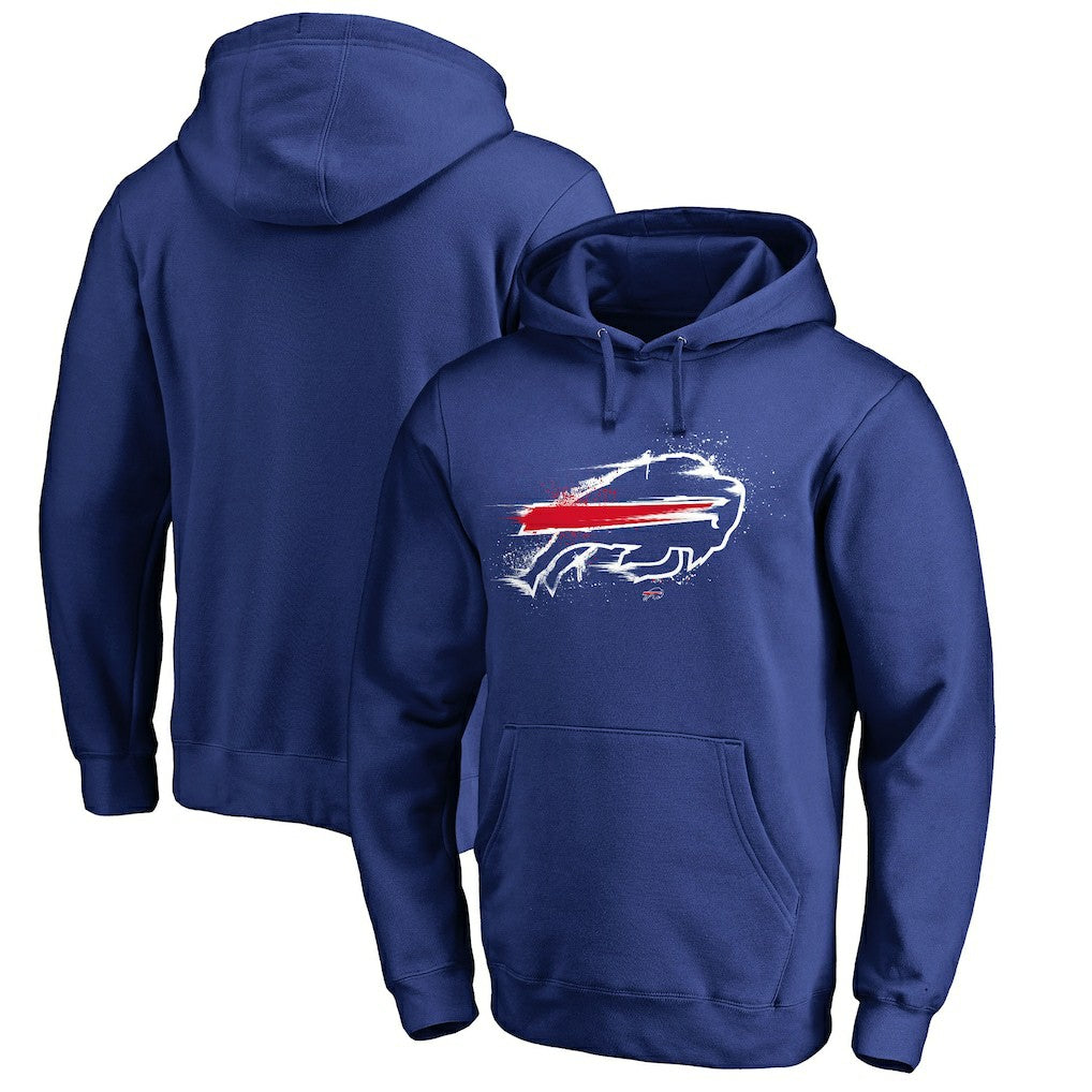 Splatter Logo Pullover Hoodie - Buffalo Bills Hoodies