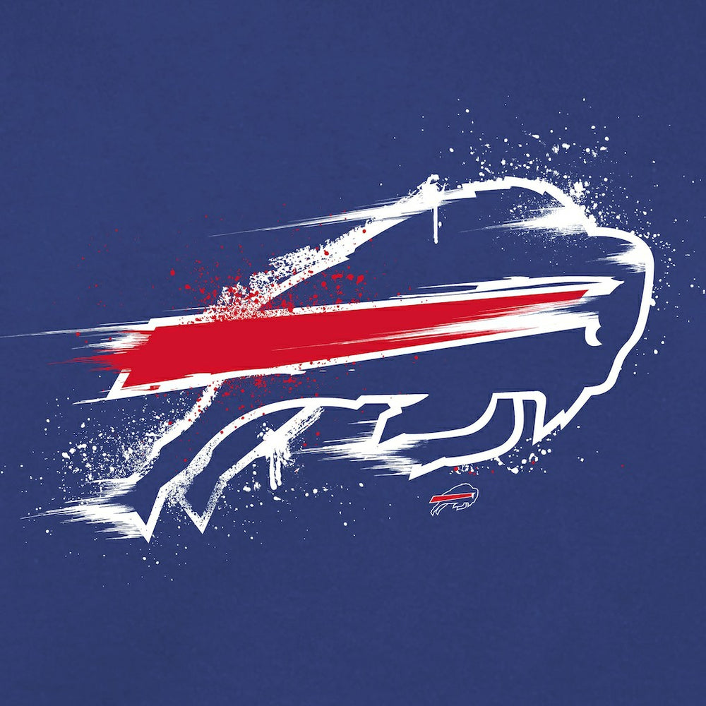 Splatter Logo Pullover Hoodie - Buffalo Bills Hoodies