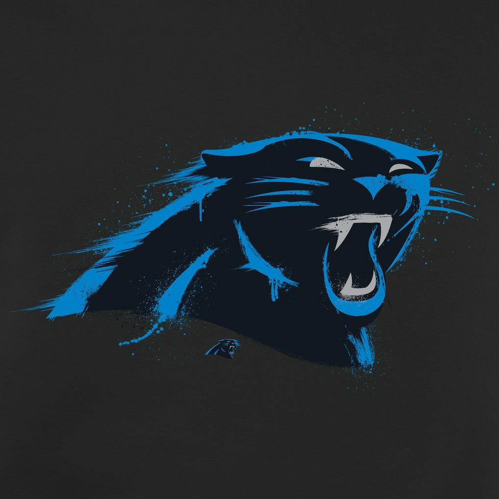Splatter Logo Pullover Hoodie - Carolina Panthers Hoodies