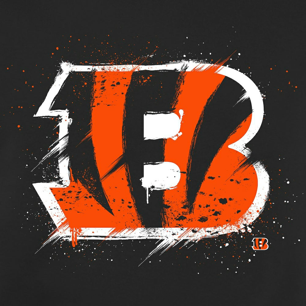 Splatter Logo Pullover Hoodie - Cincinnati Bengals Hoodies