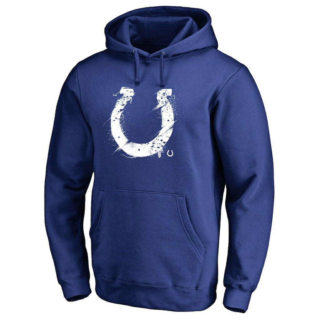 Splatter Logo Pullover Hoodie - Indianapolis Colts Hoodies