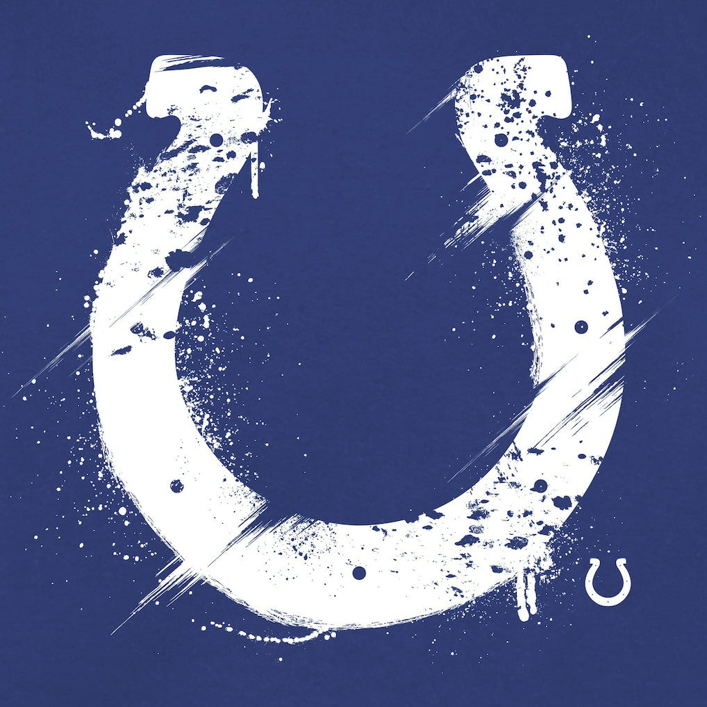 Splatter Logo Pullover Hoodie - Indianapolis Colts Hoodies