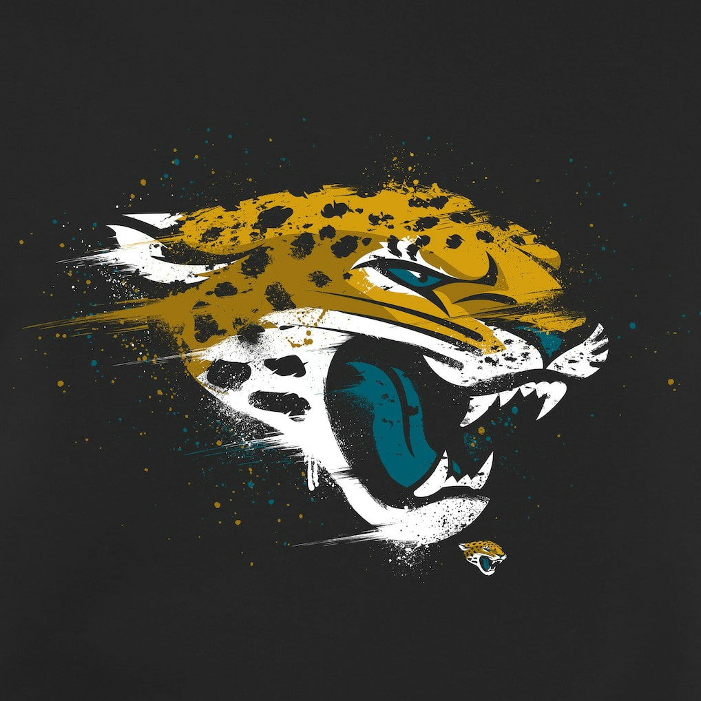 Splatter Logo Pullover Hoodie - Jacksonville Jaguars Hoodies