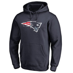Splatter Logo Pullover Hoodie - New England Patriots Hoodies