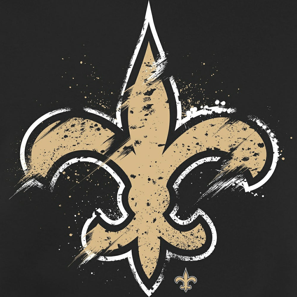 Splatter Logo Pullover Hoodie - New Orleans Saints Hoodies