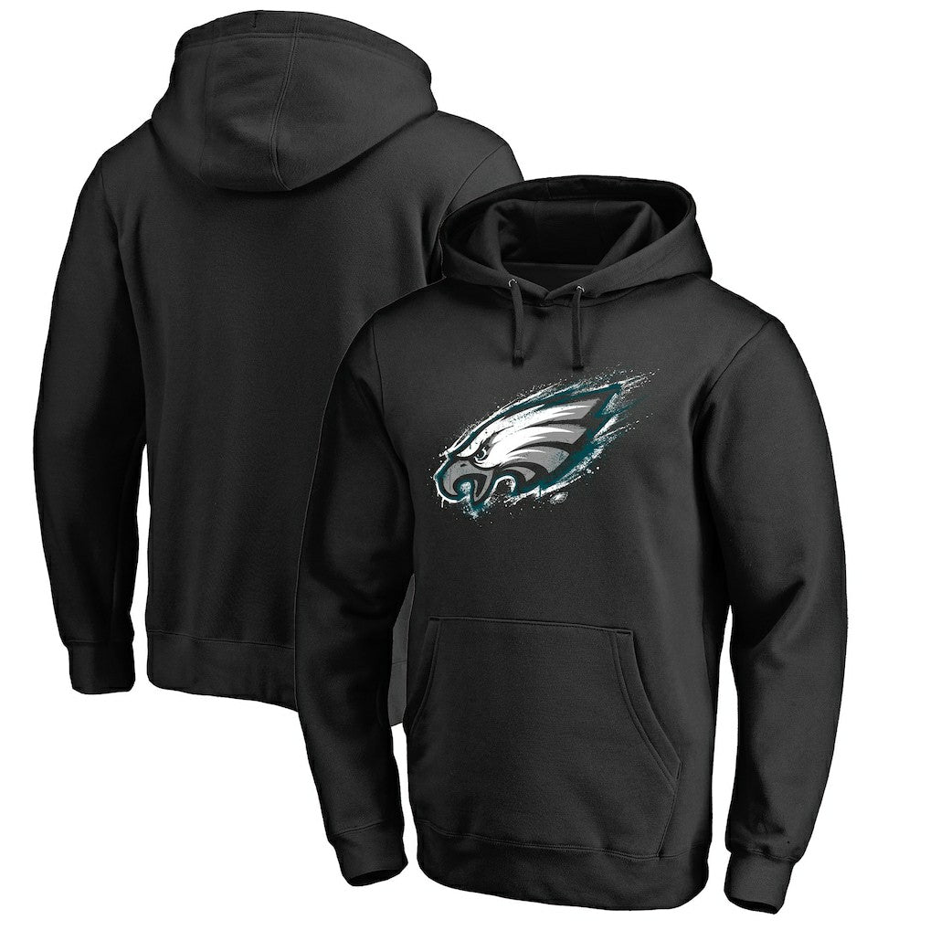 Splatter Logo Pullover Hoodie - Philadelphia Eagles Hoodies