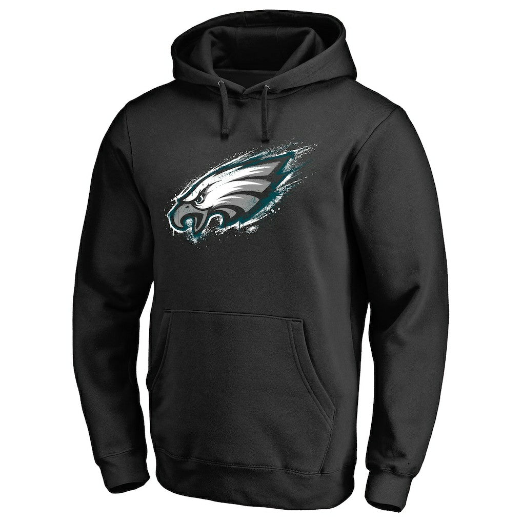 Splatter Logo Pullover Hoodie - Philadelphia Eagles Hoodies