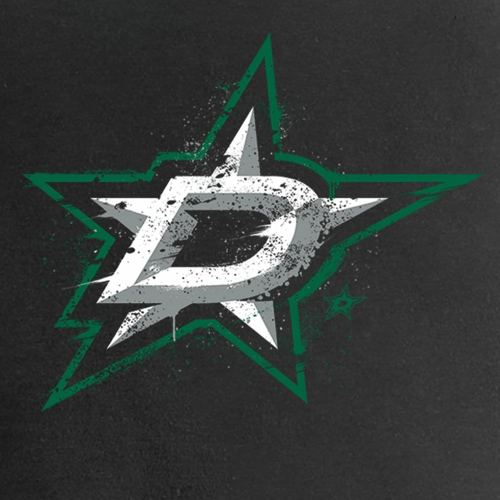 NHL Dallas Stars Women's Splatter Logo V-Neck T-Shirt