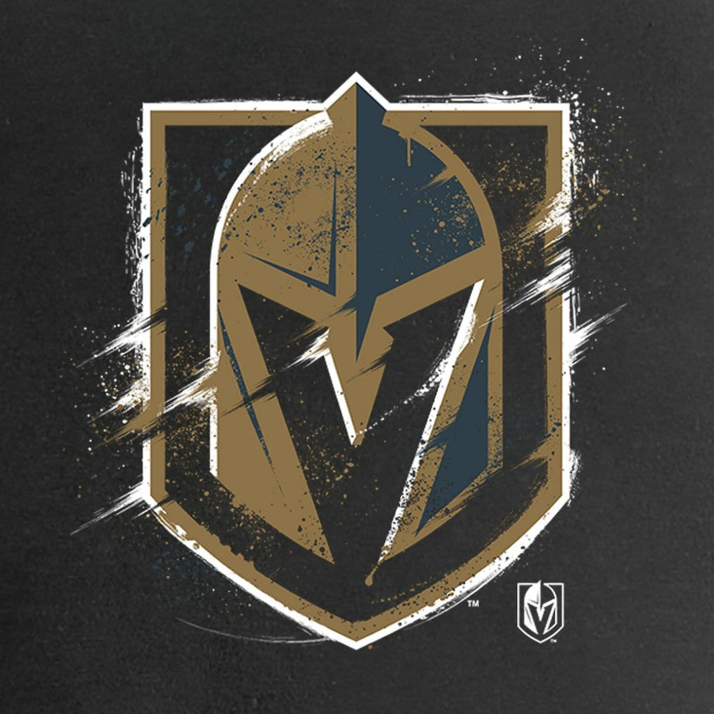 NHL Vegas Golden Knights Women's Splatter Logo V-Neck T-Shirt